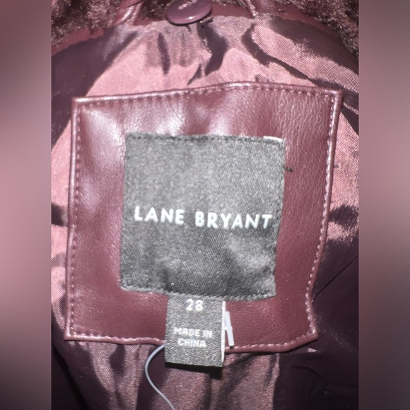 Faux-Leather Moto Jacket Size 28 - Picture 12 of 15